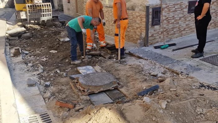 strade a mercato san severino proseguono i lavori sulla sp 122