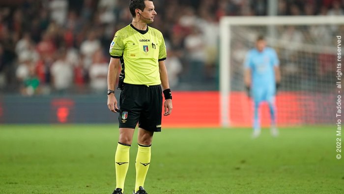 designato l arbitro di benevento pisa