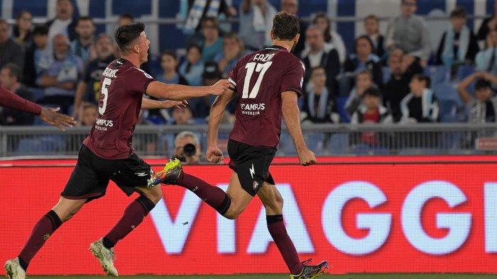 lazio salernitana 1 3 rivivi tutte le emozioni dell impresa dell olimpico