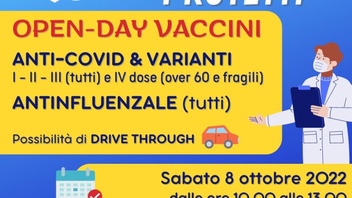 covid 19 e influenza l asl napoli 3 sud organizza gli open day