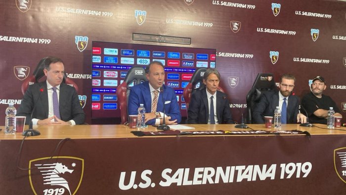 salernitana iervolino inzaghi crede nella salvezza unita e basta offese