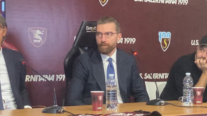 salernitana de sanctis accetto le critiche il bene assoluto e la salvezza