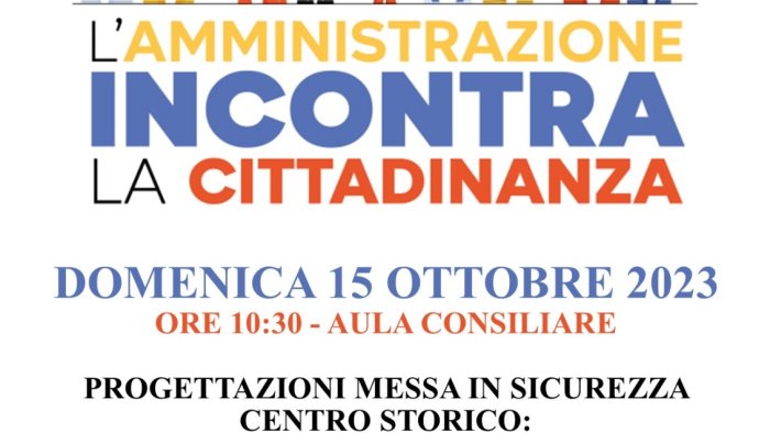 san martino v c incontro pubblico sulla messa in sicurezza centro storico