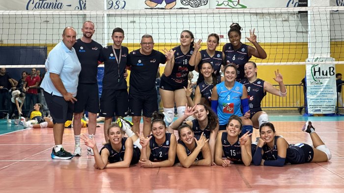 volley b1 la luvo barattoli arzano domina l hub ambiente catania