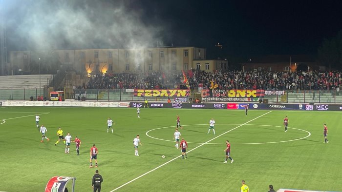 casertana avellino 0 2 tabellino e voti dei lupi