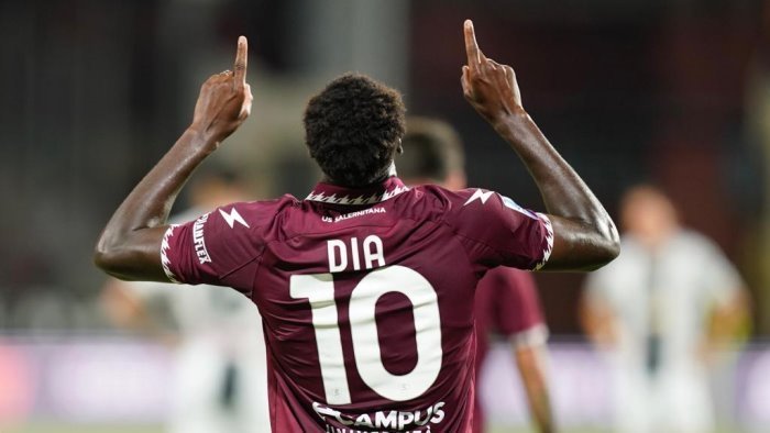 salernitana nazionale traversa di dia con il senegal pochi minuti per gyomber