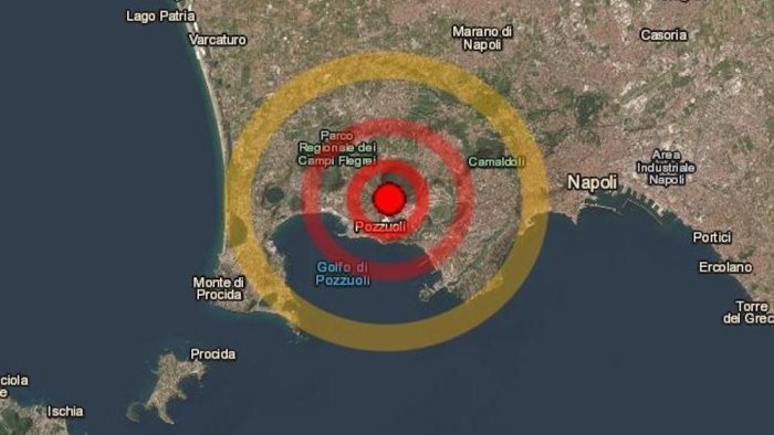 scosse ed eventi sismici in area flegrea verifica piani trasporti e sanita