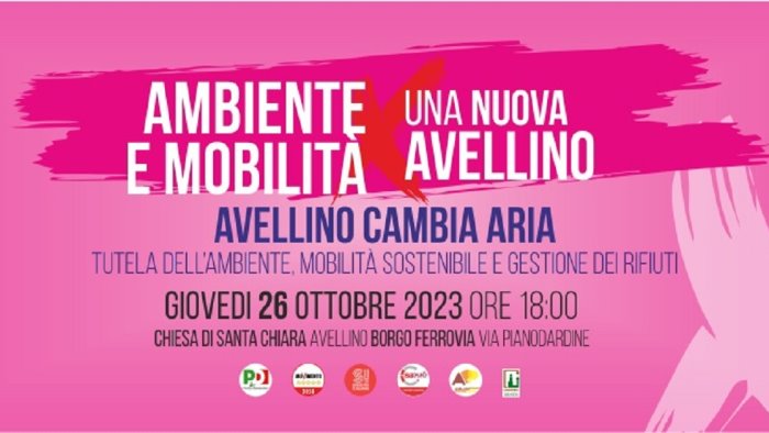 avellino cambia l aria il centrosinistra a confronto su ambiente e rifiuti