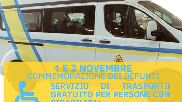 commemorazione defunti c e il servizio trasporto per persone con disabilita