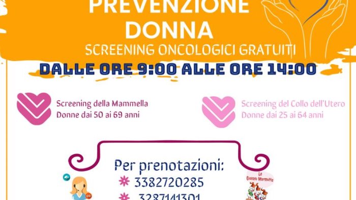 screening oncologici i camper dell asl avellino a calitri