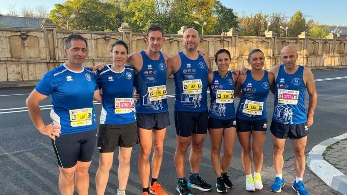 runners beneventani alla maratona di bucarest