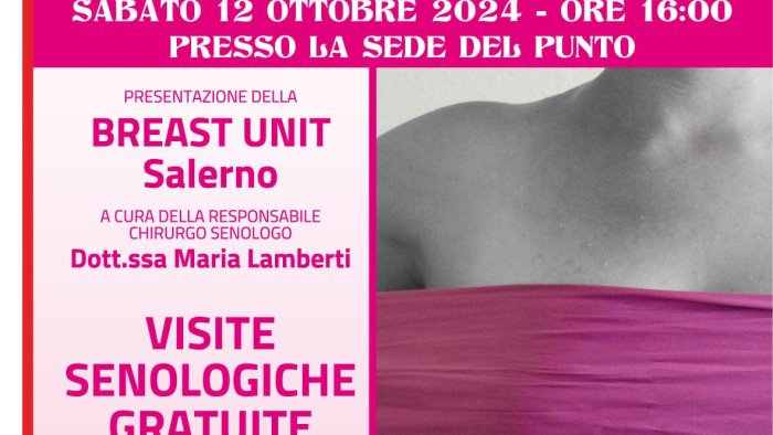 ottobre in rosa a baronissi visite gratuite per il tumore al seno