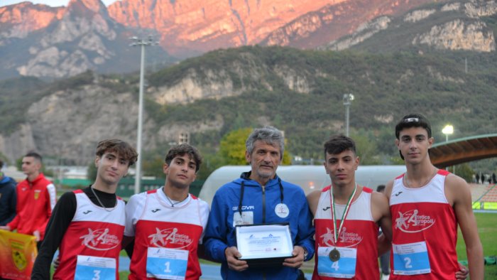 l atletica agropoli e seconda in italia nelle prove multiple allievi