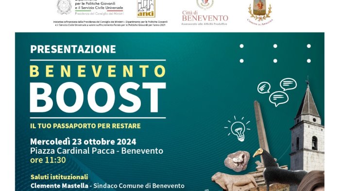 benevento boost il tuo passaporto per restare mercoledi la presentazione