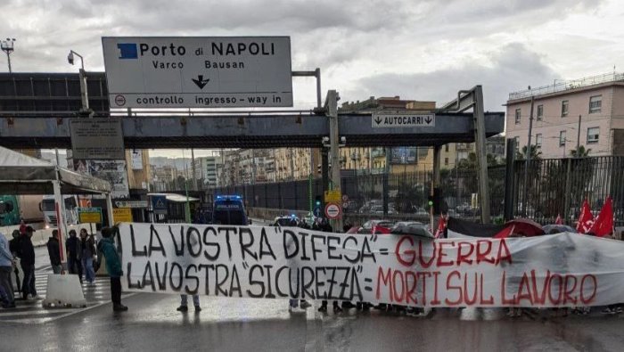 sciopero sicobas bloccati varchi dei porti di salerno e napoli