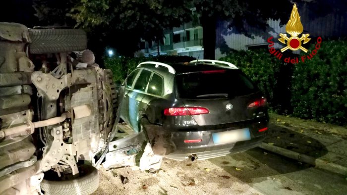 avellino incidente in via perrottelli paura per una 42enne