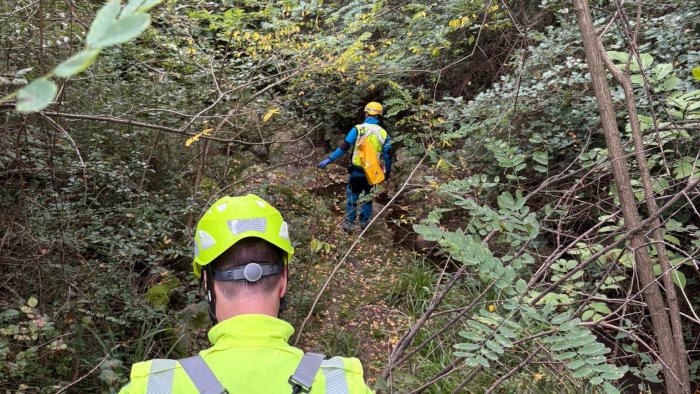 persona scomparsa e poi ritrovata anche volontari della misericordia in campo