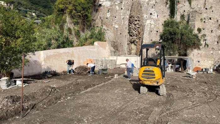 giardini della minerva loffredo quasi ultimati i lavori