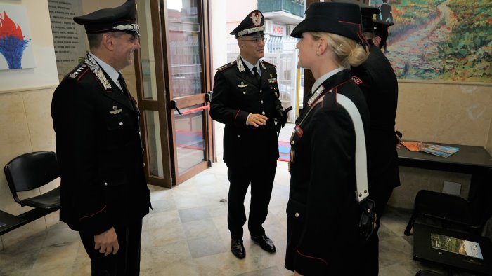 il generale la gala elogia i carabinieri impegnati nella lotta al crimine