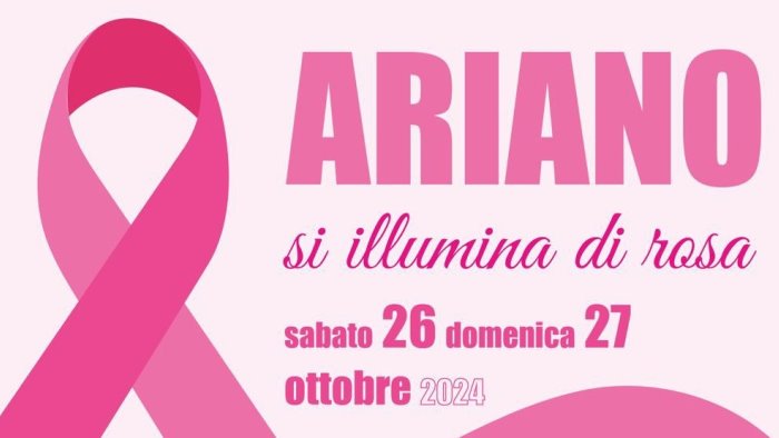 prevenzione dei tumori al seno ariano si illumina di rosa