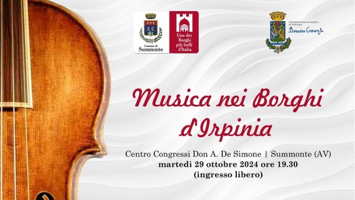 musica nei borghi d irpinia concerto a summonte