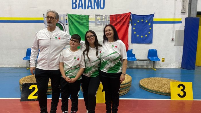 gli arcieri del tricolle dettano legge anche al palasport di baiano