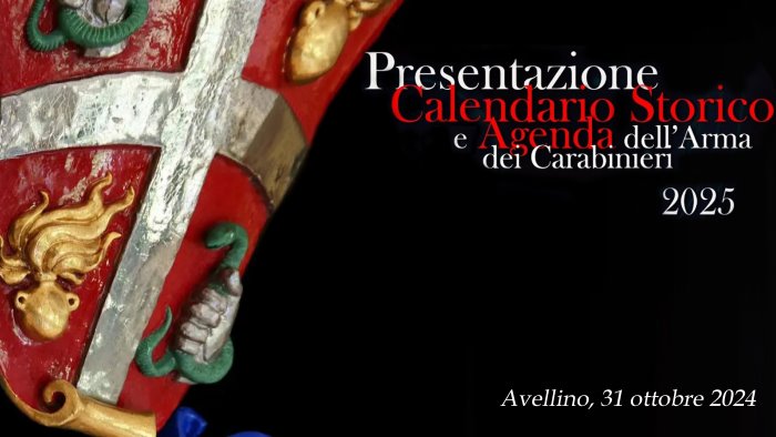 presentazione del calendario storico 2025 dell arma dei carabinieri