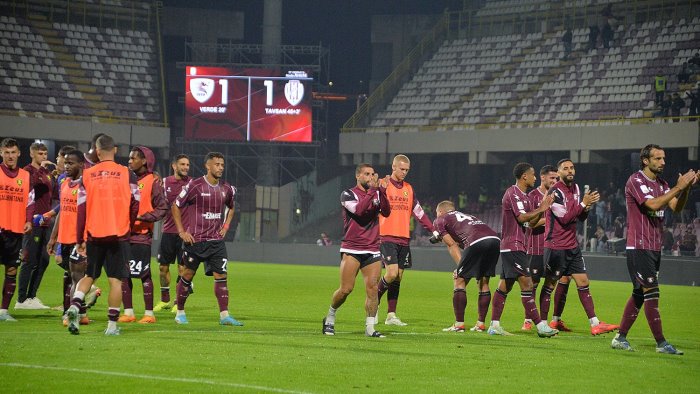 live salernitana cesena 1 1 la diretta web del match