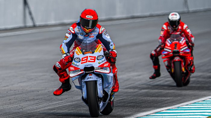 marquez immagini terribili eticamente sbagliato correre a valencia il gp