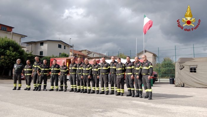 g7 vigili del fuoco in campo per il potenziamento del dispositivo di soccorso