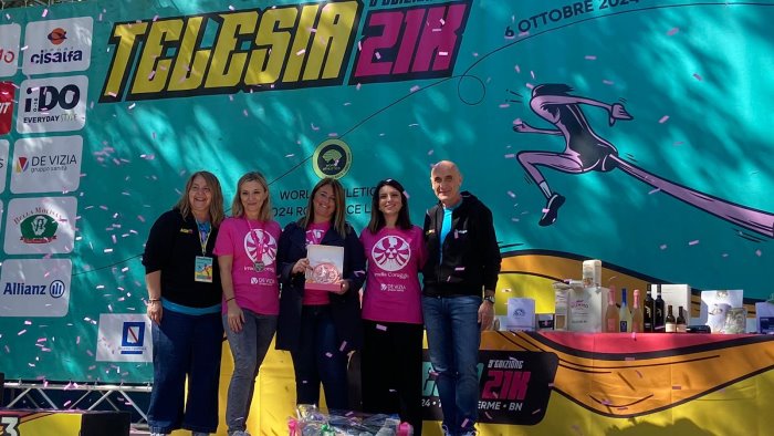 telesia pink race forte impegno del gruppo de vizia per la prevenzione