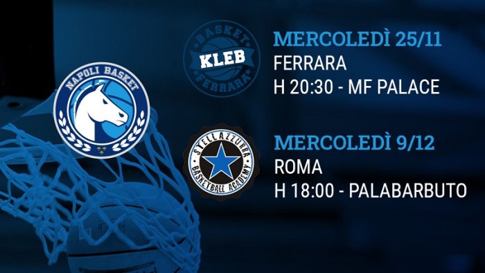 napoli basket ridefinito il calendario con i due recuperi