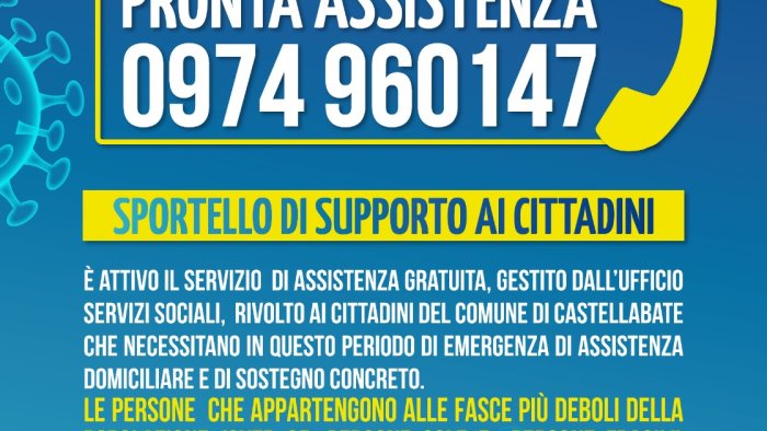 attivo lo sportello pronta assistenza a castellabate