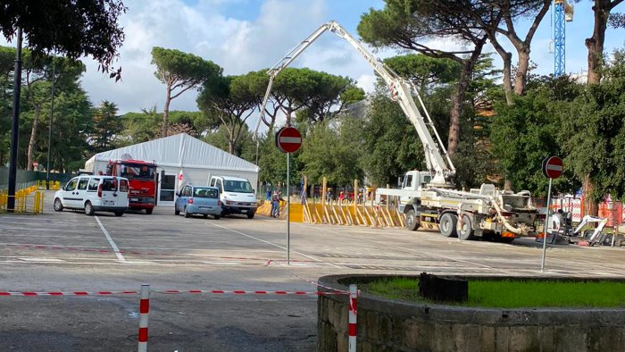 tensostruttara cardarelli operativa da fine prossima settimana