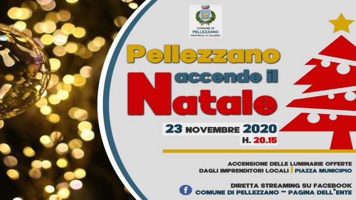 pellezzano accende il natale sia la citta una sola luce