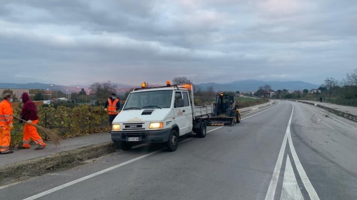 manutenzione strade provinciali a grottaminarda