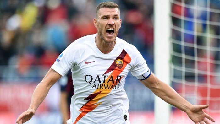 la roma perde dzeko e positivo al coronavirus