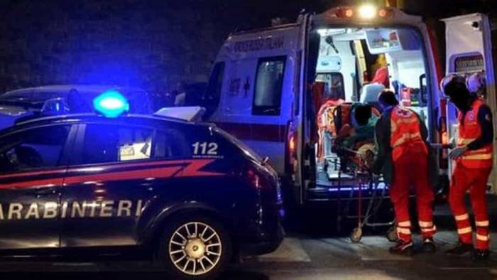 perde il controllo della moto e cade 40enne in ospedale