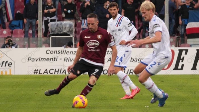 cagliari salernitana niente ribery non e tra i convocati