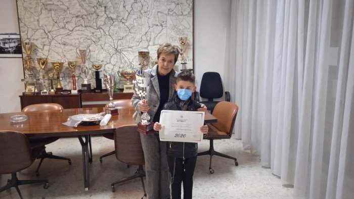 giovanni 8 anni e gia campione regionale di kart