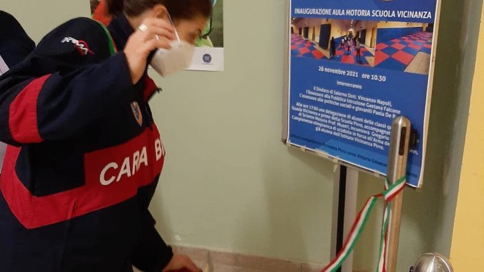 salerno una nuova aula motoria per gli alunni della scuola vicinanza