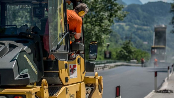 strade a moio della civitella i lavori sulla sr 488