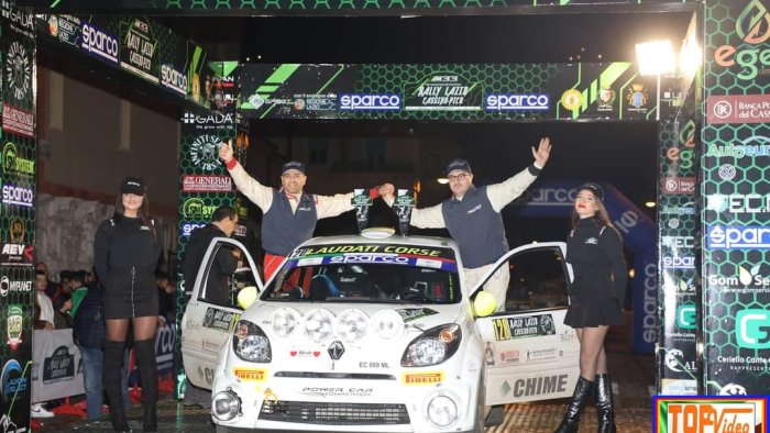 gli irpini laudati e ascione si aggiudicano rally lazio e coppa italia aci sport