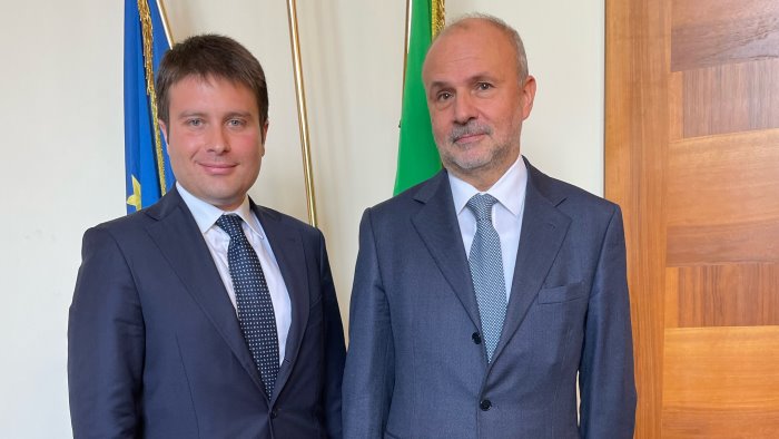 il deputato sannita rubano fi incontra il ministro della salute schillaci