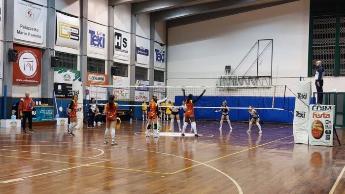 volley b2 accademia fermata al quinto set da pontecagnano