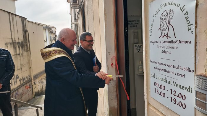 inaugurato il polo della carita della caritas di salerno