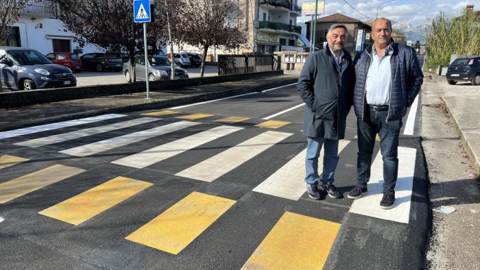 messa in sicurezza della sp 39 tra teggiano e san rufo verso la fine dei lavori