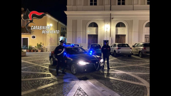 controlli multe e denunce dei carabinieri a benevento e san giorgio del sannio