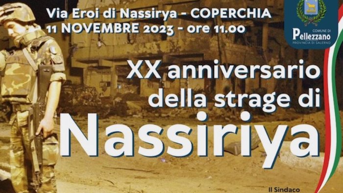 20 anni dalla strage di nassiriya a pellezzano un monumento ai caduti