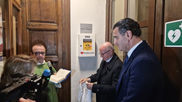 avellino ricorda giulio tulimiero un defibrillatore nella chiesa del rosario